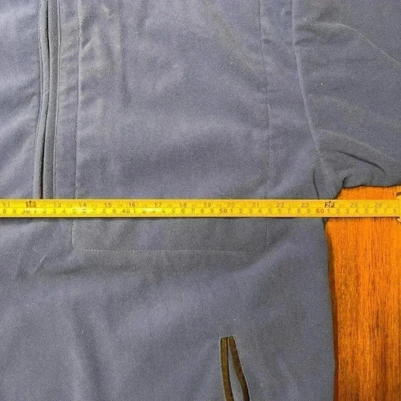 Footjoys Dryjoys 1/2 Zip Blue Golf Pullover Fleece Jacket Large - Picture 6 of 7